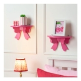 OHS Bow Shelves, Hot Pink – 2 Pack