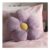OHS Flower Shaped Scatter Cushion – Purple/Yellow