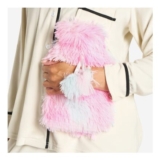 OHS Fluffy Tie Dye Hot Water Bottle – Multi in Stock Winter Warmer