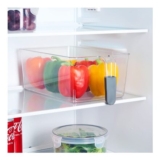 OHS Fridge Storage Tray with Handle – Clear