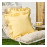 OHS Frill Cushion Covers – Lemon