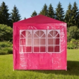 OHS Garden Gazeb Hot Pink Canopy with Side Windows and Carry Bag, Hot Pink – 240 x 240cm – Sold & Dispatched by OnlineHomeShop
