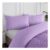 OHS Geometric Seersucker Duvet Set Lilac