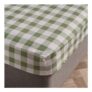 OHS Gingham Print Fitted Sheet – Sage