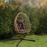 OHS Hanging Egg Chair Outdoor, Rattan Swing