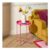 OHS Hot Pink Scallop Side Table