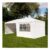 OHS Large White Water Resistant Gazebo With Sides, Size: 300 x 600cm
