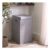 OHS Linen Look Collapsible Laundry Basket Grey