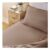 OHS Plain Dyed Fitted Sheet Natural