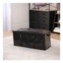 OHS Reusable Extra Large Black Storage Bag – H74cm, L33cm, W36cm