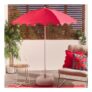 OHS Scallop Pink/Orange Edge Parasol