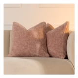 OHS Teddy Marl Texture Cushion Covers – Blush