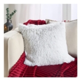 OHS Two Tone Fluffy Cushion Covers – Grey