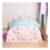 OHS Unicorn Magic Reversible Duvet Set Pink/Blue