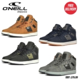 ONeill Mens Antilope Hills Mid Trainers (4 Colours / Sizes 7-11) – With Code