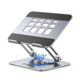 ORICO Adjustable 360 Rotation Aluminum Tablet Stand, Foldable, Gray