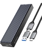ORICO M.2 NVMe SSD Enclosure, USB 3.1 Gen 2 (10 Gbps) PCIe External Adapter – with checkout discount – Sold by ORICO Official Store / FBA