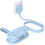 ORICO Travel Extension Lead with USB Slots, 2 Outlets 3 USB Ports (1 USB C) – by ORICO Official Store/FBA – Discount at Checkout