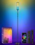 OUTON RGB Corner Floor Lamp, 1500LM LED Lamp with Touch & APP & Remote Control, 32 Scene Modes & Music Sync, Dimmable Ultra Bright Standing Lamp for Living Room, Bedroom, Gaming Room