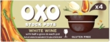 OXO White Wine Stock Pot Gourmet Base for Creamy & Savoury Dishes, Ideal for Risottos, Pasta, Chicken & Holiday Cooking, 4 x 20 g (80 g Total)