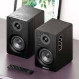 Oakcastle BK100 60W Bluetooth Bookshelf ACTIVE Speakers HDMI ARC, Usb, Optical (Certified Refurbished) Sold By Thorness Outlet