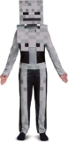Official Minecraft Skeleton Fancy Dress Costume Kids with Mask 5/6 Years