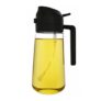 Oil Spray Bottle for Cooking, 500ML 2 in 1 Olive Oil Dispenser Sprayer for