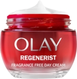 Olay Regenerist Day Face Cream, Anti-Wrinkle Active Firming Skincare Moisturiser, Anti-Ageing Niacinamide and Peptides, Renews, Firms and Hydrates, Non-greasy, Fragrance Free 50ml