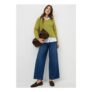 Olive Oversized Baby Cable Jumper