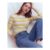 Olivia Long Sleeve Breton Dusky Citron and Ivory Stripe
