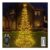 Ollny 1.8m Outdoor Christmas Lights, 202 LEDs, IP44 Waterproof Plug