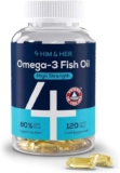 Omega 3 Capsules High Strength Fish Oil 1334mg – 120 Tablets
