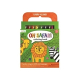 On Safari Colouring Book Kit