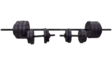 Opti Vinyl Dumbbell and Barbell Set – 50kg – Free C&C