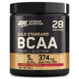 Optimum Nutrition Gold Standard BCAA Train Sustain, Amino Acids Pre Workout Powder, Vitamin C, Zinc, 266 g 10%:Voucher S & S