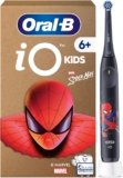 Oral-B iO Kids Marvel Spiderman Electric Toothbrush, 1 Toothbrush Head, 1 Travel Case, 3 Modes with Kid-Friendly Sensitive Mode, 2-Min Music Timer, for Ages 6