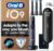 Oral-B iO9 Electric Toothbrush, Black, App Connected Handle, 7 Cleaning Modes, 3 Brush Heads, Charging Travel Case and Head Holder,