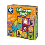 Orchard Toys Halloween Bingo, small and compact game, great for travel, simple gameplay, for kids age 3-6