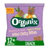 Organix Mini Oaty Bites Toddler Snacks Multipack 110g 12 Months