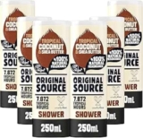 Original Source Coconut & Shea Butter Shower Gel, Pack of 6 x 250ml – W/Voucher – £4.02 / £3.42&S