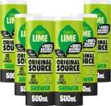 Original Source Lime Shower Gel, 100 Percent Natural Fragrance, Vegan, Cruelty Free, Paraben Free, Bulk Buy, Pack of 6 x 500 ml (£10.54 S&S)