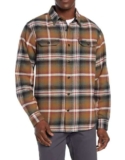 Orvis Mens Heavy Weight Shirt in Grey, Brown & Blue (Selected Sizes)