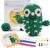 Outbit Crochet set for beginners, complete crochet set with step-by-step video tutorials, ideal DIY gift for adults and craft lovers (Cactus-Zoe)
