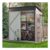 Outdoor Storage Shed, 3 X 5 Galvanized Metal Shed