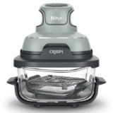 Outlet Ninja CRISPi 4-in-1 Glass Portable Air Fryer 2x 1.4L Containers