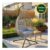 Outmore Garden Cairo Hanging Egg Chair (Delivery Included) Outmore Garden