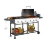 Outsunny 2-in-1 Gas BBQ and Plancha Grill