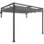 Outsunny 2 x 3(m) Wall Mounted Pergola with Retractable Roof, Dark Grey sold by Outsunny w/ code