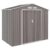 Outsunny 7 x 4ft Garden Shed Storage with Foundation Kit and Vents, Grey (UK Mainland) – Sold by Outsunny
