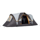 Outsunny Dome Camping Tent 5 to 6 Man Cream & Black – Sold & Shipped by MH STAR UK LTD